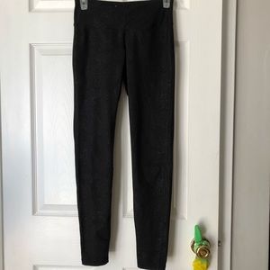 Old Navy Active Black Floral Leggings